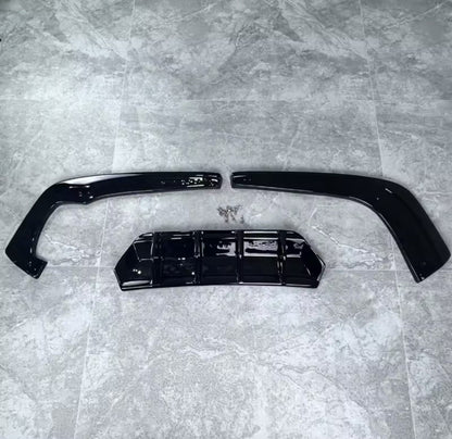 Seat Leon FR MK4 2020-2025 Rear Bumper Diffuser & Rear Spats Kit Gloss Black 3pc