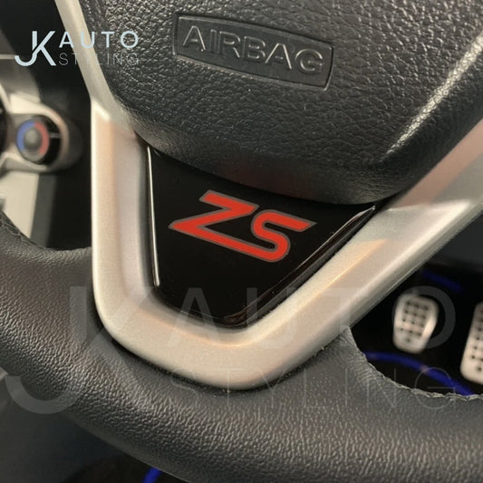 Ford Fiesta Zetec S MK7 MK7.5 2008-2017 Lower Steering Wheel Gel Badge Trim ZS