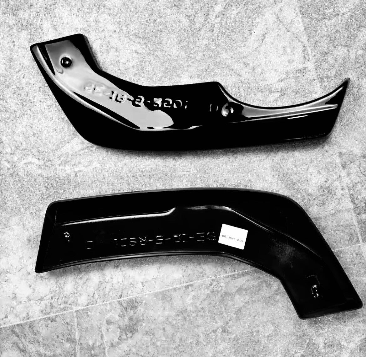 Seat Ibiza MK5 2017-2021 Rear Bumper Diffuser & Rear Spats Kit Gloss Black 3pcs