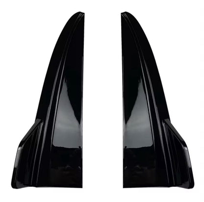 Gloss Black Rear Spats Bumper Side Splitters For Mercedes C Class W205 2015-2021