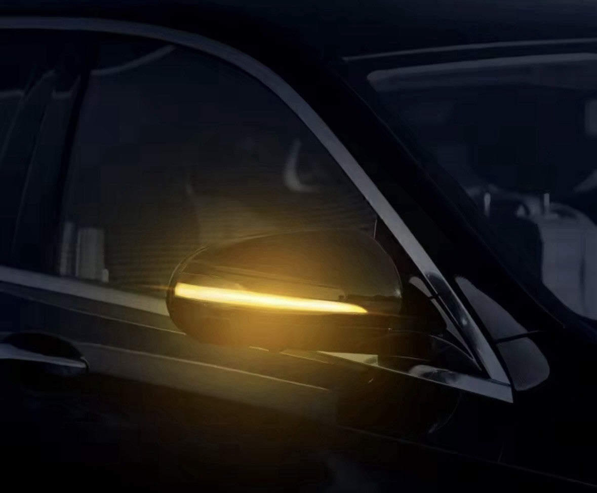 Mercedes C Class GLC W205 X253 Dynamic LED Sequential Mirror Indicators Smoked