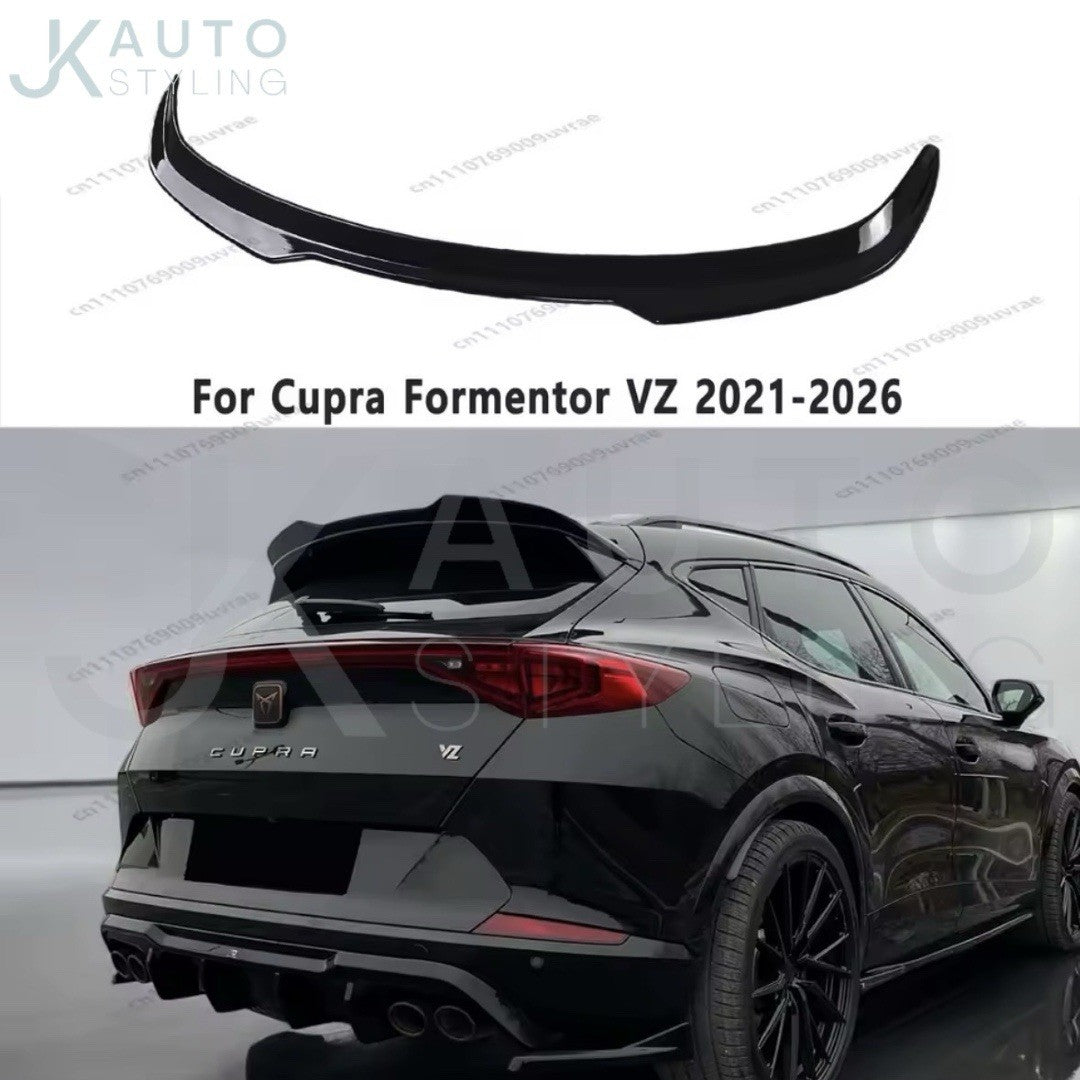 Gloss Black Spoiler Extension Rear Wing Lip For Cupra Formentor MK1 VZ 2021-2026