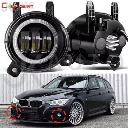 BMW 3 Series F30 F31 F34 2012-15 Daytime Running Halo Lights Front Fog DRL Angel