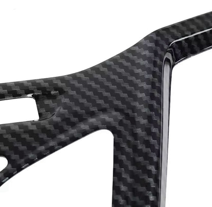 Carbon Fibre Interior Centre Dash Centre Console Trim - No Hole For Ford Fiesta MK7