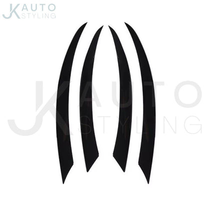 Gloss Black Front Bumper Side Vent Blades x4 For Mercedes Benz C Class W205 C205