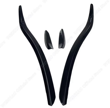 Gloss Black Front Bumper Canards 4pcs Kit For Ford Focus ST Line MK4.5 202-2024