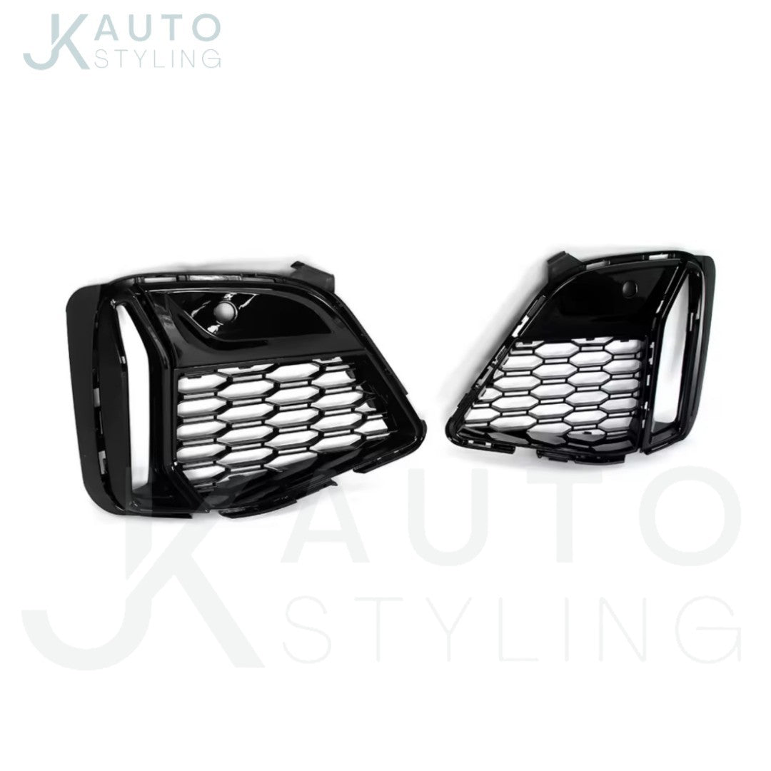 BMW 3 Series G20 G21 G28 2019-2022 Gloss Black Front Bumper Side Vent Trims