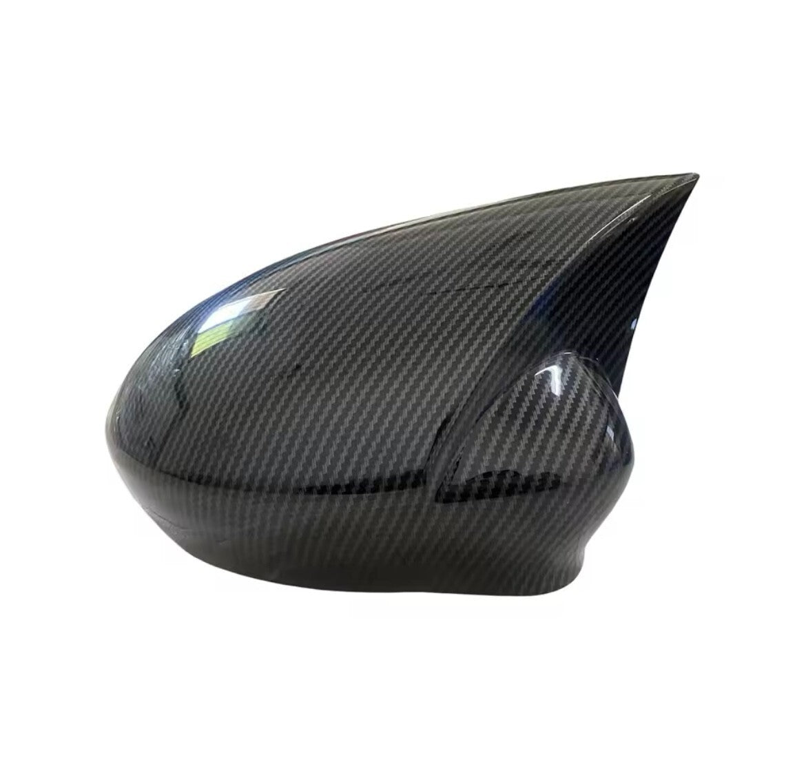Fiat 500 Punto Abarth Carbon Fibre Effect M Style Sport Wing Mirror Caps Covers
