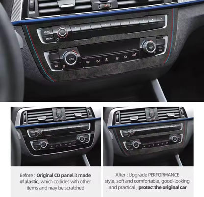BMW 1 Series F20 2 Series F22 2011-2018 Black Alcantara Air Con CD Panel Trim