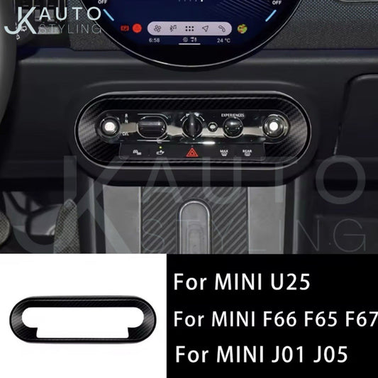 Mini U25 F65 F66 F67 J01 J05 Carbon Centre Control Panel Button Surround Trim