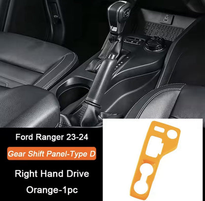 Ford Ranger Raptor Wildtrak T9 2023-2024 Orange Centre Console Gear Panel Trim D