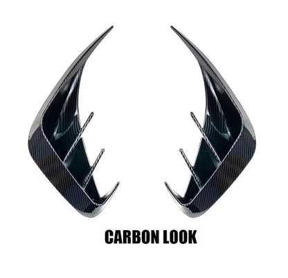 BMW 3 Series G20 G28 2019-2022 Carbon Fibre Rear Bumper Side Vent Canards Fins