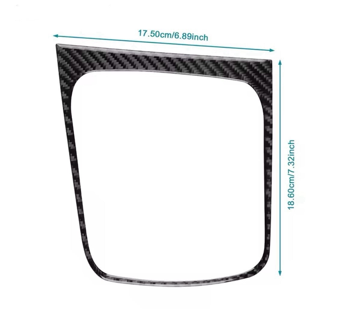 Seat Leon 2013-2015 Carbon Fibre Centre Console Gear Panel Surround Trim Cover