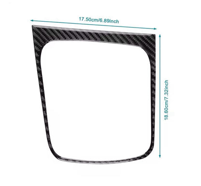Seat Leon 2013-2015 Carbon Fibre Centre Console Gear Panel Surround Trim Cover