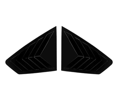 BMW 2 Series F74 2024+ Gloss Black Rear Side Window Louver Vent Covers 2pcs