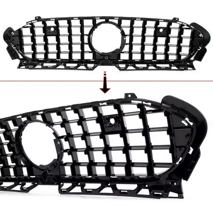 Mercedes A Class W177 A35 2023-2024 Panamericana GT Front Grille Chrome + Black