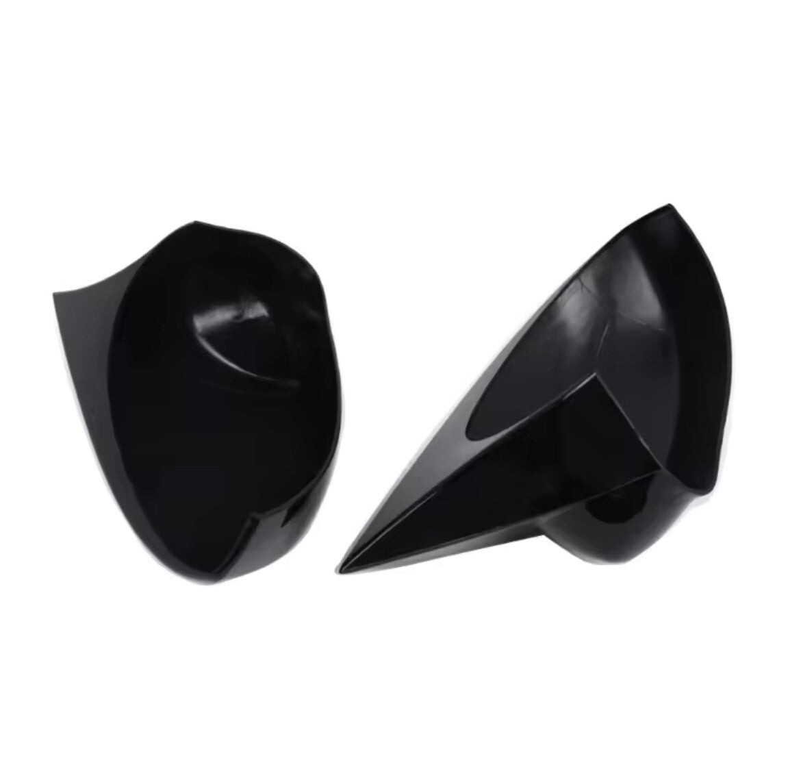Fiat 500 Punto Abarth Gloss Black M Style Sport Wing Mirror Caps Covers