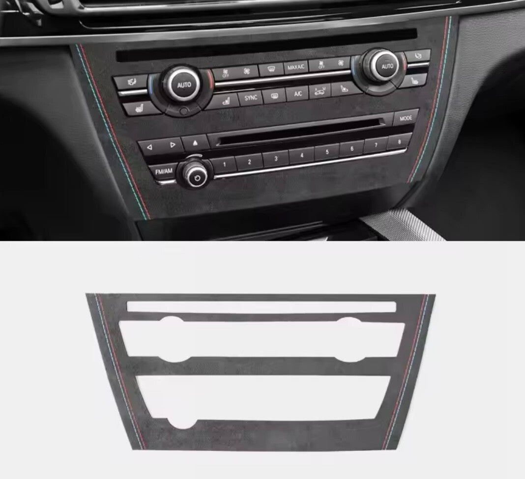 BMW X5 F15 X6 F16 2014-2018 Alcantara Centre Console Air Con CD Panel Trim