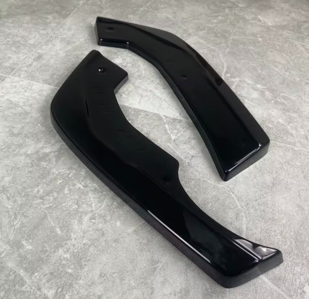 Seat Ibiza MK5 2017-2021 FR/Standard Gloss Black Rear Bumper Corner Spats 2pcs