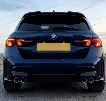 Gloss Black Rear Spats Side Splitters For BMW 1 Series F70 M Sport M135i 2025+