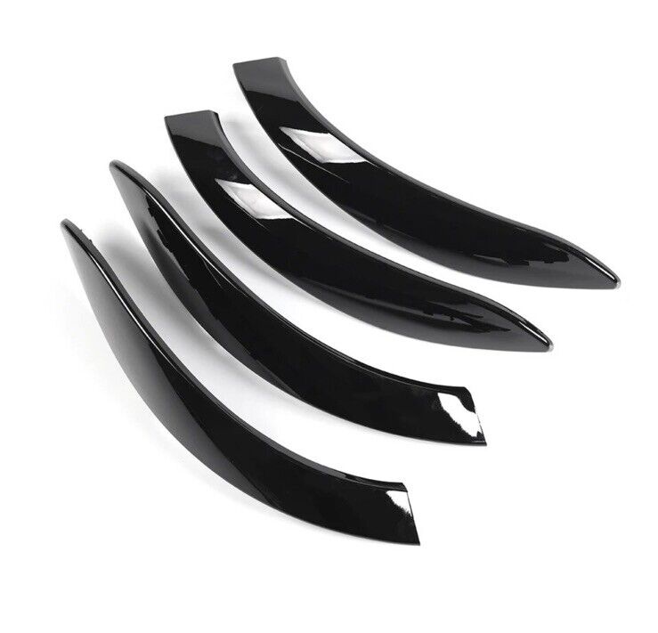 BMW 3 Series F30 F31 F35 F80 Gloss Black Interior Door Grab Handle Trims 4pcs