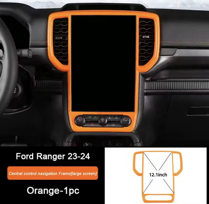 Orange Central Screen Surround 12.1” For Ford Ranger Raptor Wildtrak T9 2023-2024