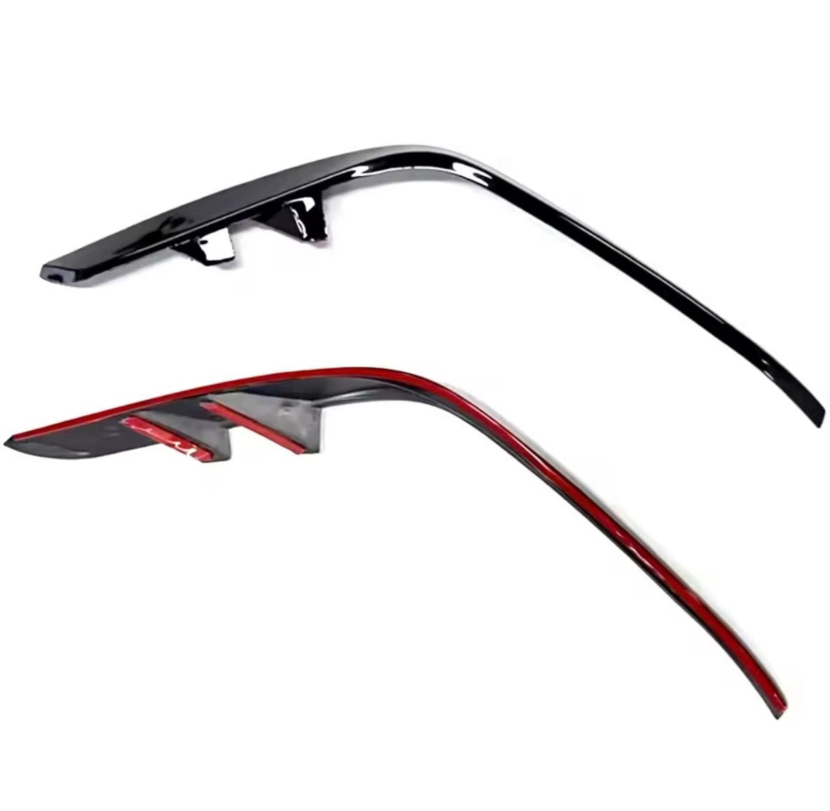 Ford Focus MK4 Estate ST ST Line Gloss Black Rear Bumper Canards Reflector Trims