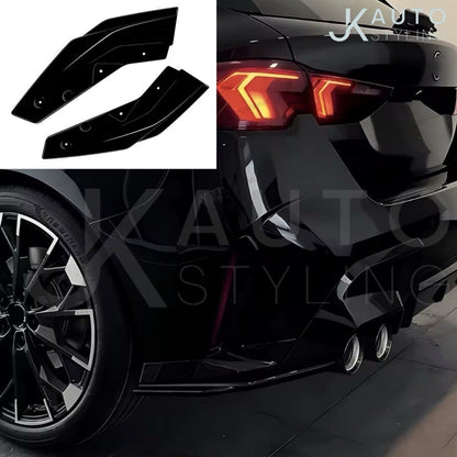 BMW 1 Series F70 2025+ M Sport Gloss Black Rear Spats Rear Bumper Side Splitters
