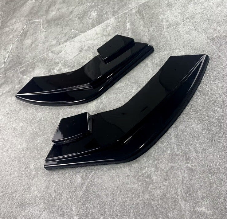 BMW 1 Series F20 LCI M Sport 2015-2019 Rear Bumper Spats Splitters Gloss Black