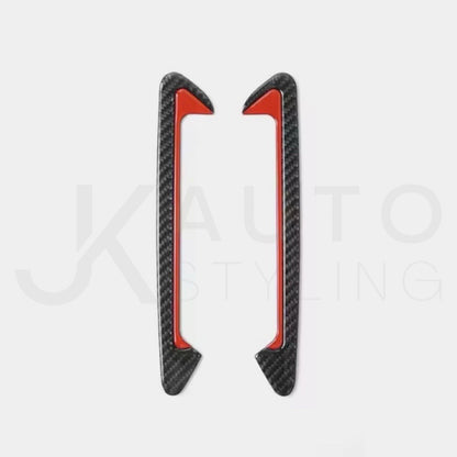 BMW X4 G02 X3 G01 2017-2024 Carbon Fibre Side Fender Vent Trim Surround Red