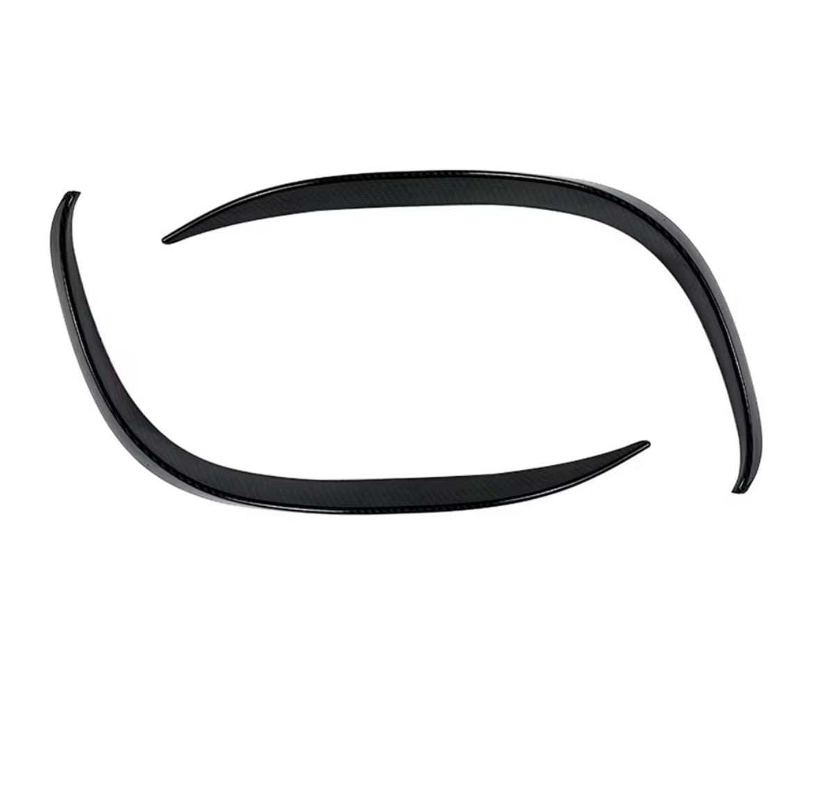 Carbon Fibre Front Bumper Side Vent Canards For Mercedes Benz C Class W205 C205