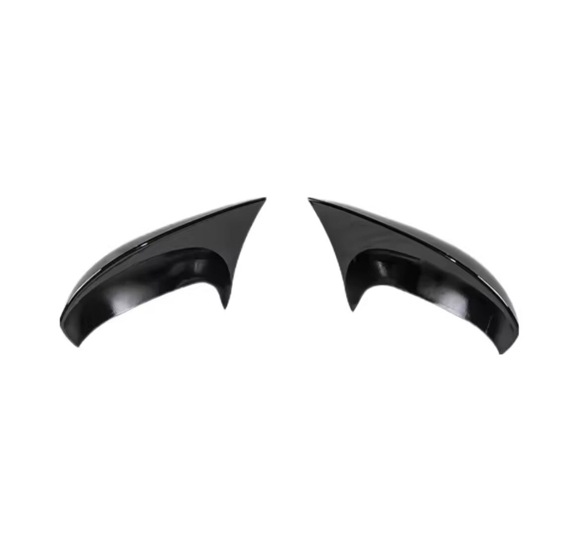 Fiat 500 Punto Abarth Gloss Black M Style Sport Wing Mirror Caps Covers