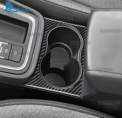 Seat Cupra Ateca 5F 2016-2025 Carbon Fibre Centre Console Cupholder Trim Cover