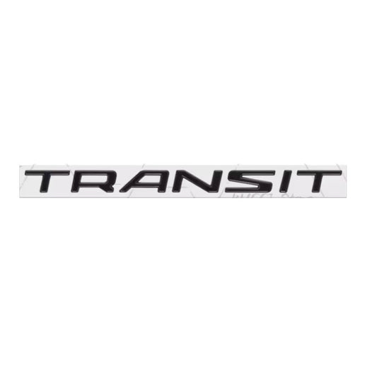 Ford Transit Gloss Black Lettering Badge For Rear Door Badge Transit Custom