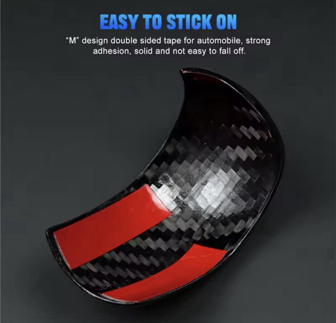 Real Carbon Fibre Gear Knob Trim Cover For Ford Fiesta ST MK8 MK8.5 2018-2023