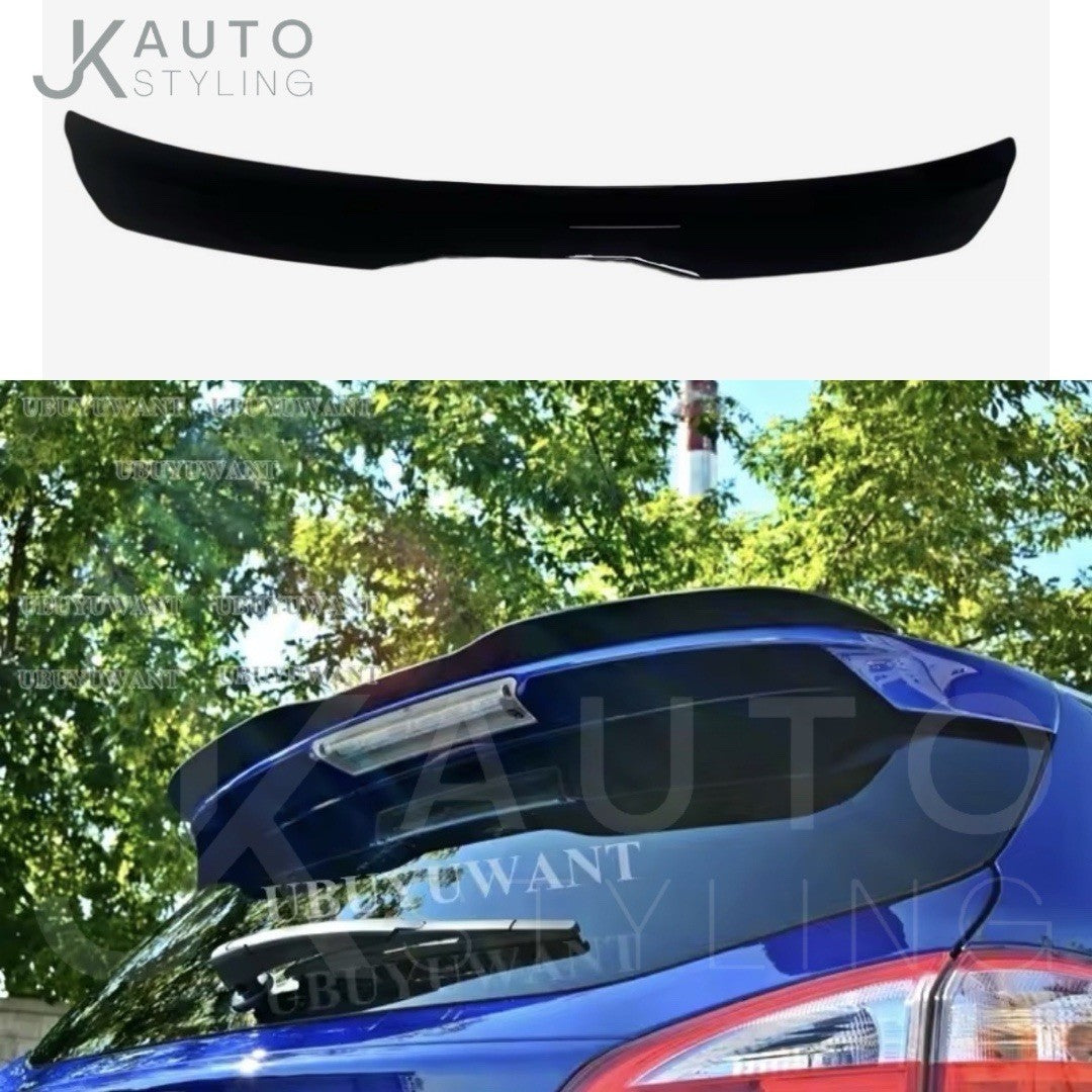Gloss Black Spoiler Extension Lip For Ford Focus ST MK3 Estate