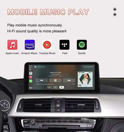 10.25" NBT Linux Screen Upgrade Carplay Android Auto For BMW 3 4 Series 2012-16