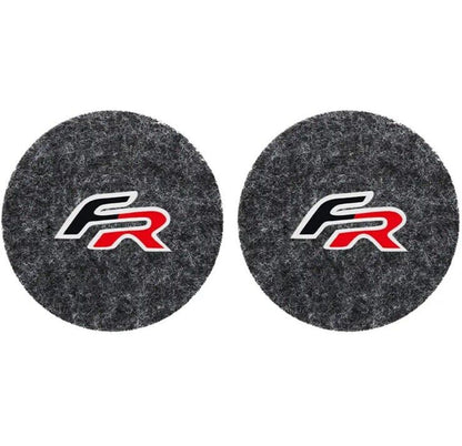 Seat FR Anti-Slip Drink Coaster Mat For Seat Ibiza Leon Arona Ateca FR 2pcs
