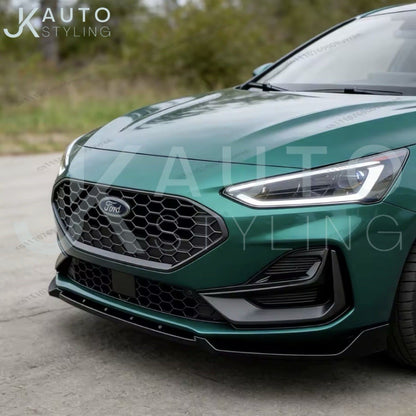Ford Focus ST ST Line MK4.5 2022-2026 Gloss Black Front Splitter Lip Low Kit
