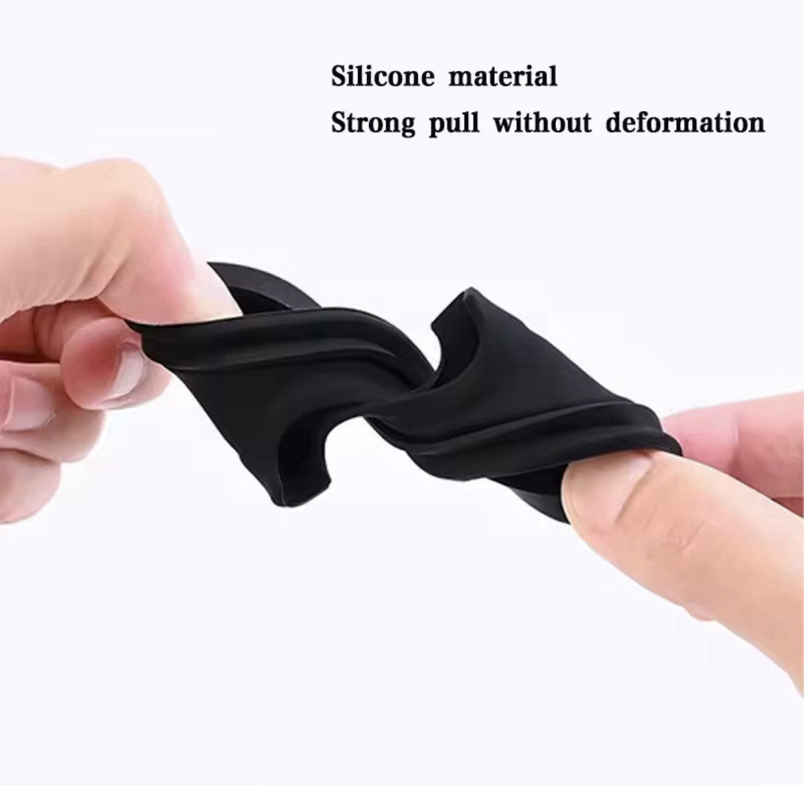 Mazda Speed MS Black Silicone Door Lock Catch Protector Covers 2pcs
