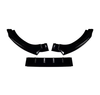 Ford Fiesta ST Line MK8 2018-2021 Front Splitter Gloss Black Bumper Lip Aero Kit