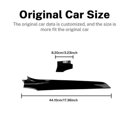 Mercedes C Class GLC 2015-2021 Gloss Black Dashboard Trim Cover Overlay RHD