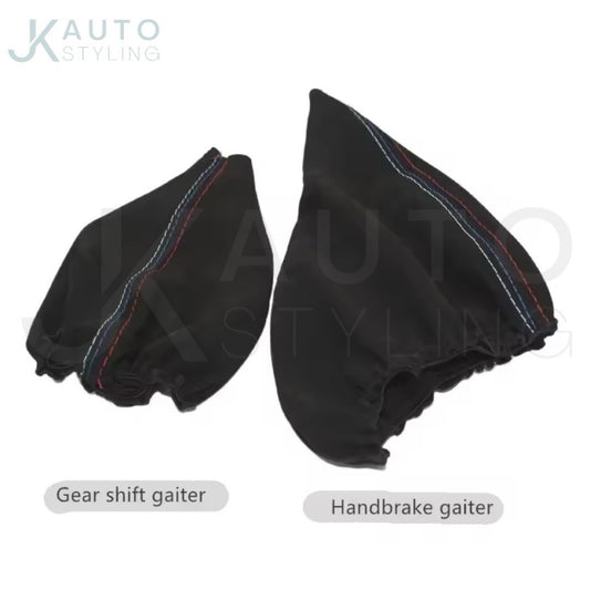BMW 3 Series E36 E46 E30 E34 M3 Suede Gear & Handbrake Collar M Sport Stitch