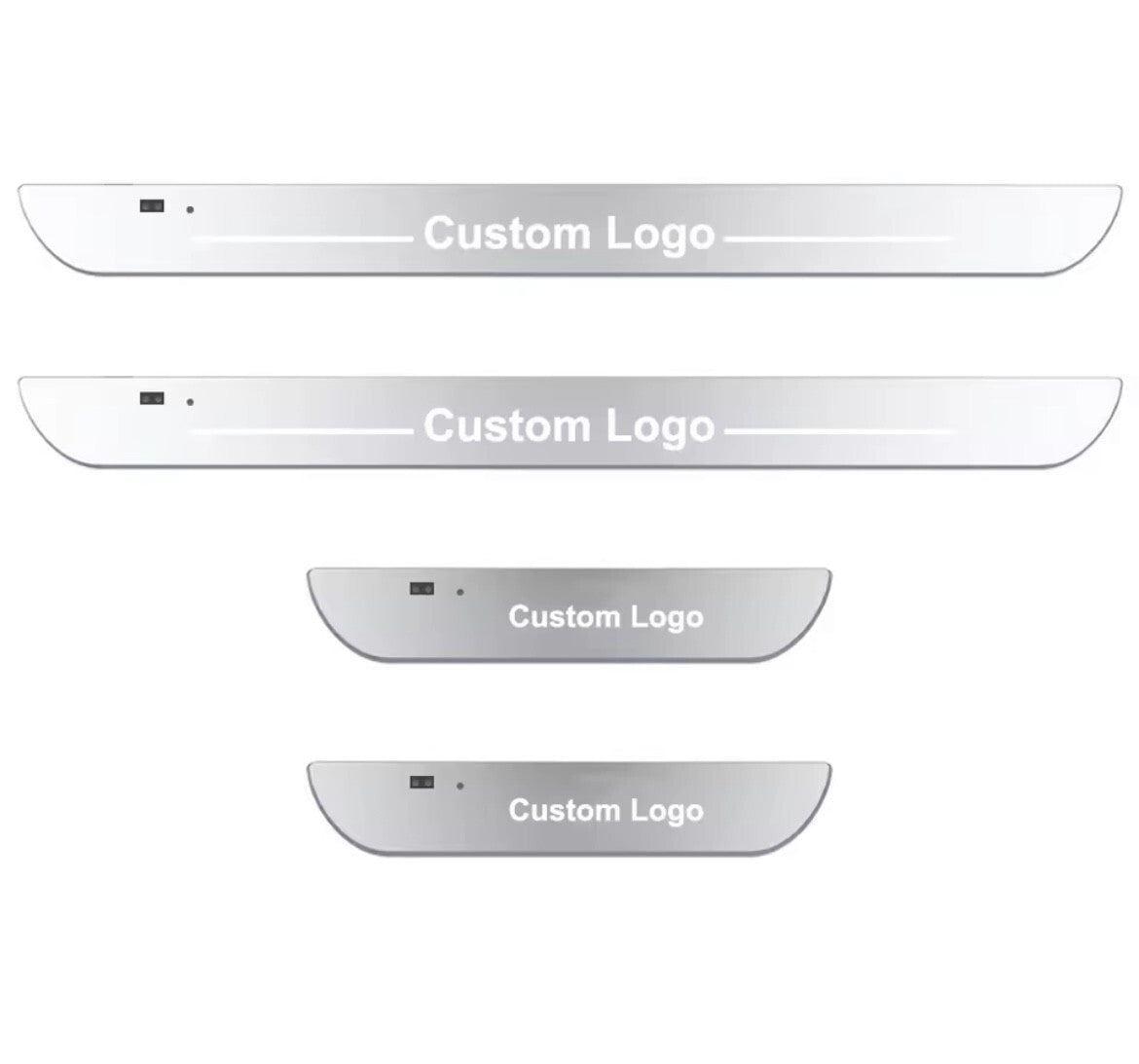 Custom Wireless LED Colour Change Door Sill Protectors USB Recharge Universal