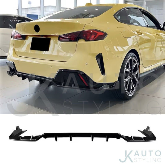 BMW 2 Series F74 2024+ M Sport Gloss Black Rear Bumper Diffuser With Blades