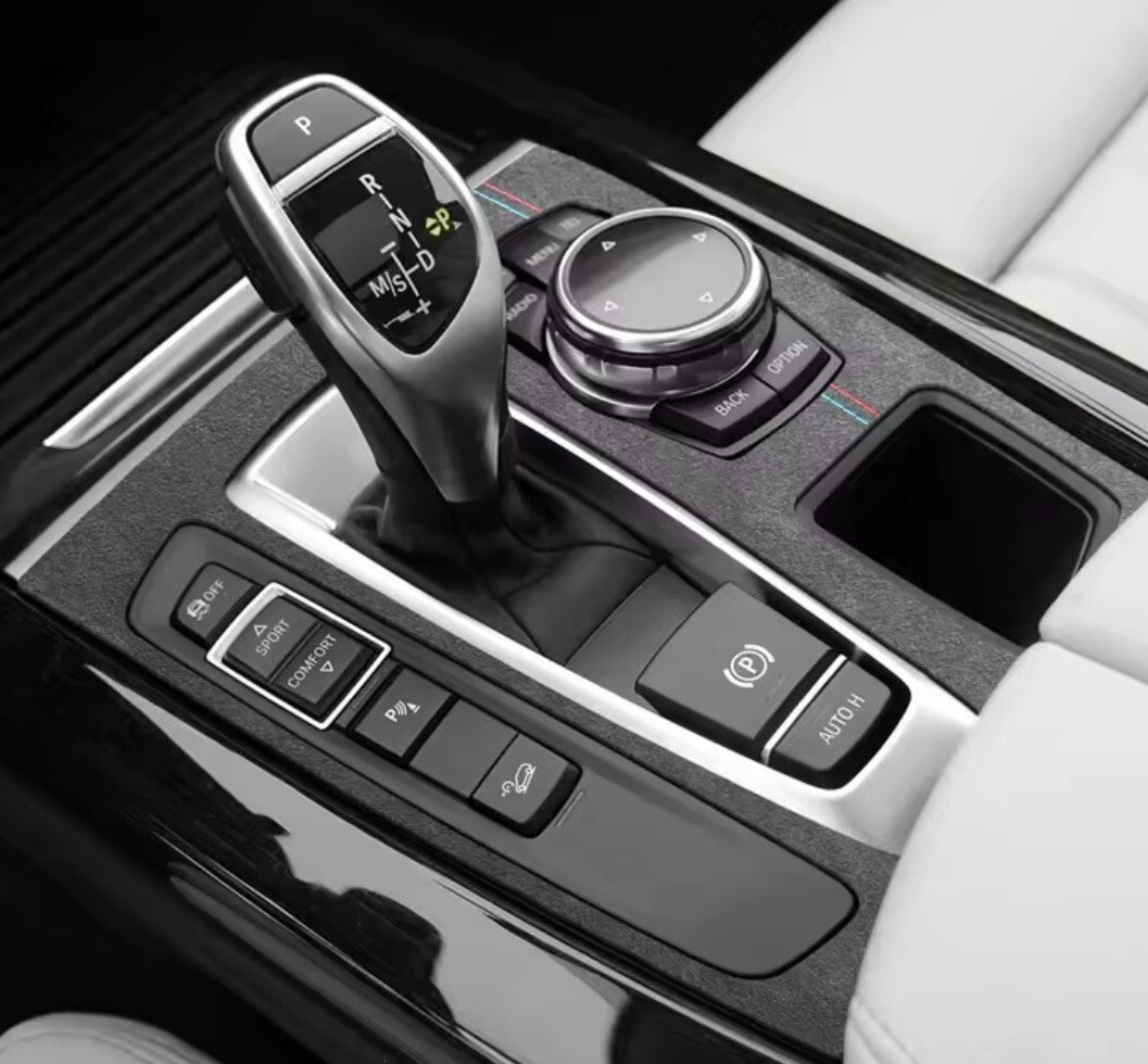 BMW X5 F15 X6 F16 2013-2017 Black Alcantara Gear Panel Surround Cover Automatic