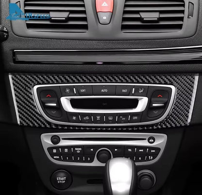 Renault Megane RS Fluence 2009-2014 Carbon Fibre Central Air Con Panel Trim