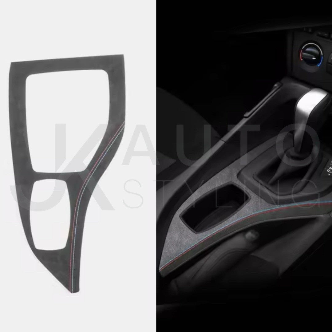 BMW X1 E84 2010-2014 Black Alcantara Gear Panel Centre Console Surround Cover