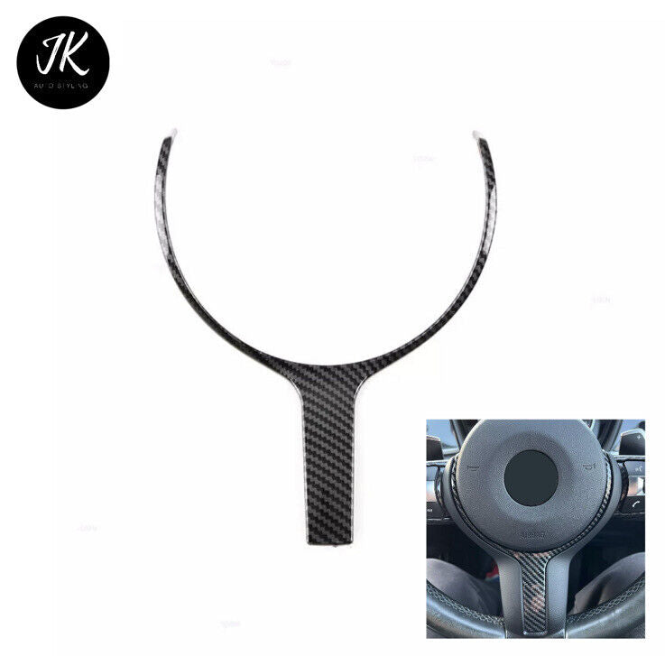 BMW 1 2 3 4 5 6 Series M Sport Carbon Fibre Effect Steering Wheel Trim Cover