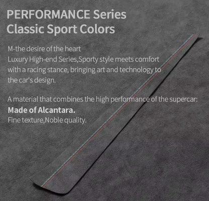 BMW 3 Series G20 G21 G28 2020+ Black Alcantara Main Dashboard Panel Trim Cover
